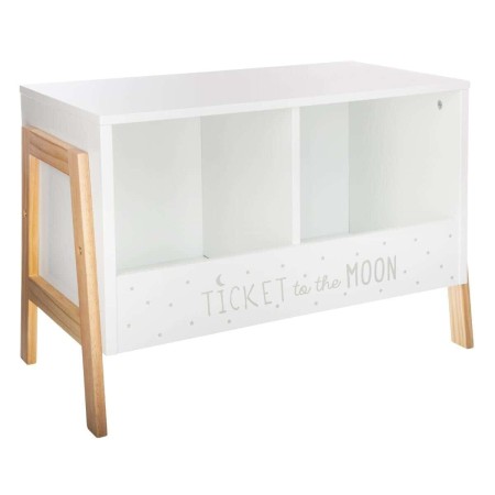 Comoda copii, MDF, alb, 2 compartimente, Frenchy, 158481