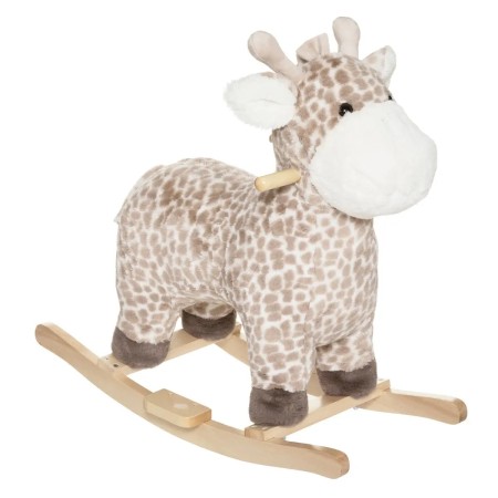 Balansoar copii Giraffe, lemn de plop, 174236