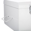 Set 2 cutii depozitare pentru copii, metal, alb, L.39/47 cm, 127144C