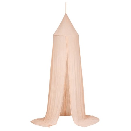 Baldachin pat copii Lili, roz, bumbac, H. 350 cm, 195899B