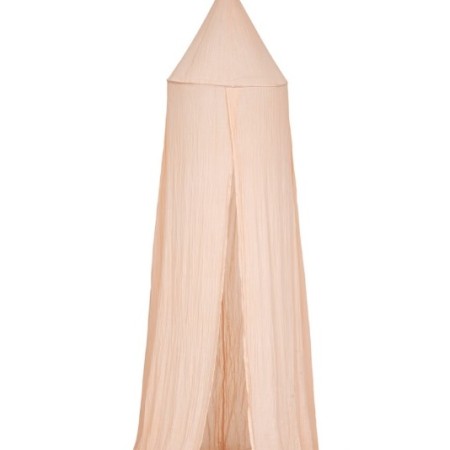 Baldachin pat copii Lili, roz, bumbac, H. 350 cm, 195899B