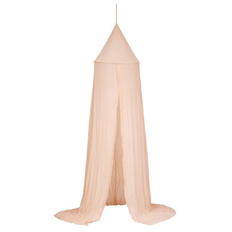 Baldachin pat copii Lili, roz, bumbac, H. 350 cm, 195899B