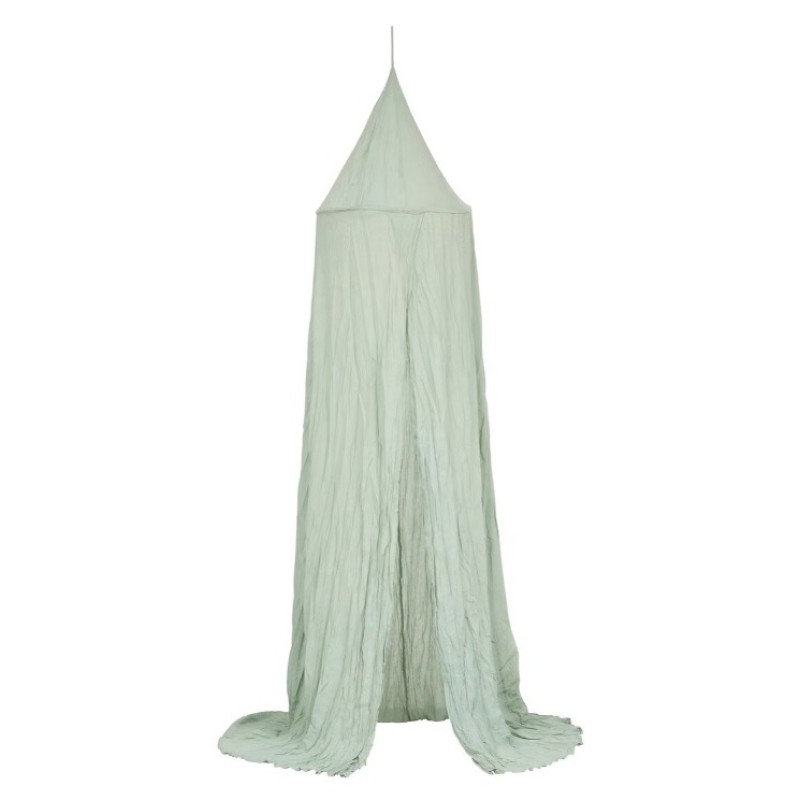 Baldachin pat copii Lili, verde, bumbac, H. 350 cm, 195899C