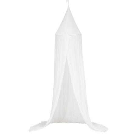 Baldachin pat copii Lili, alb, bumbac, H. 350 cm, 195899A