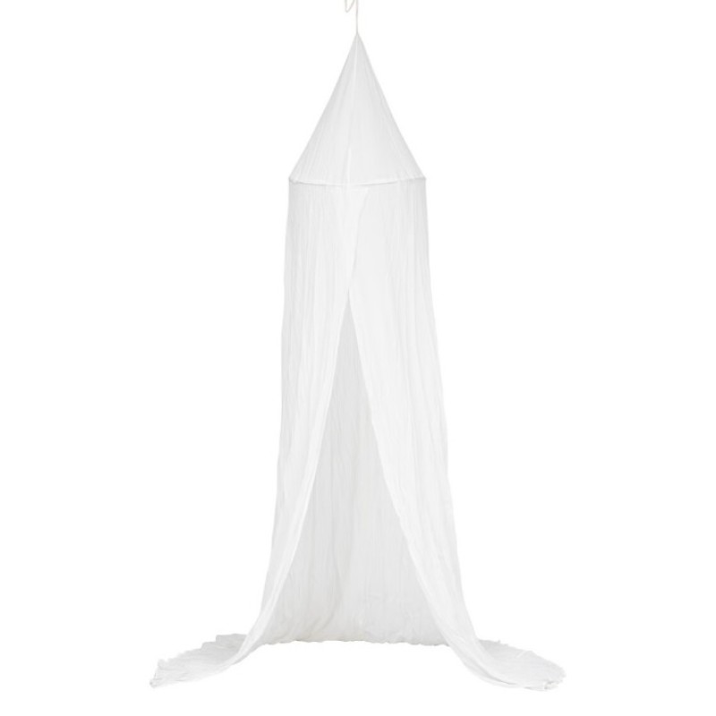 Baldachin pat copii Lili, alb, bumbac, H. 350 cm, 195899A