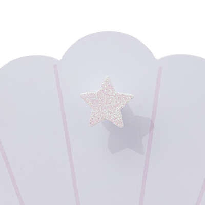 Cuier de perete Sirene, violet deschis, L. 28 cm, 200413