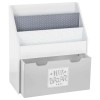 Raft pentru copii Petit, MDF alb/gri, H.70 cm, 127221B