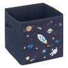 Set 2 cutii depozitare Space, polipropilena, albastru, L.29 cm, 193999D