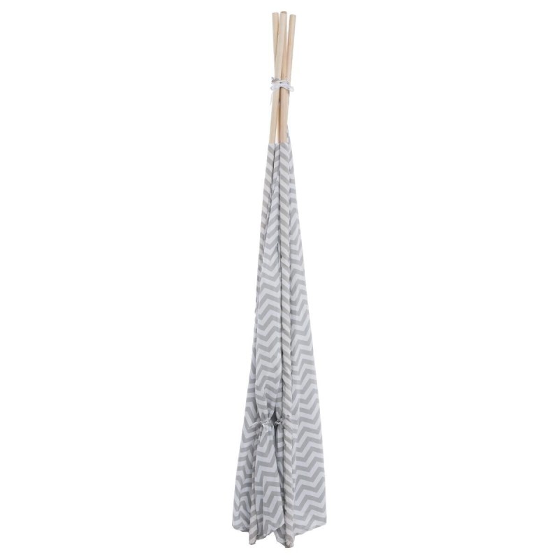 Cort alb/gri pentru copii Tepee, H. 160 cm, 127176