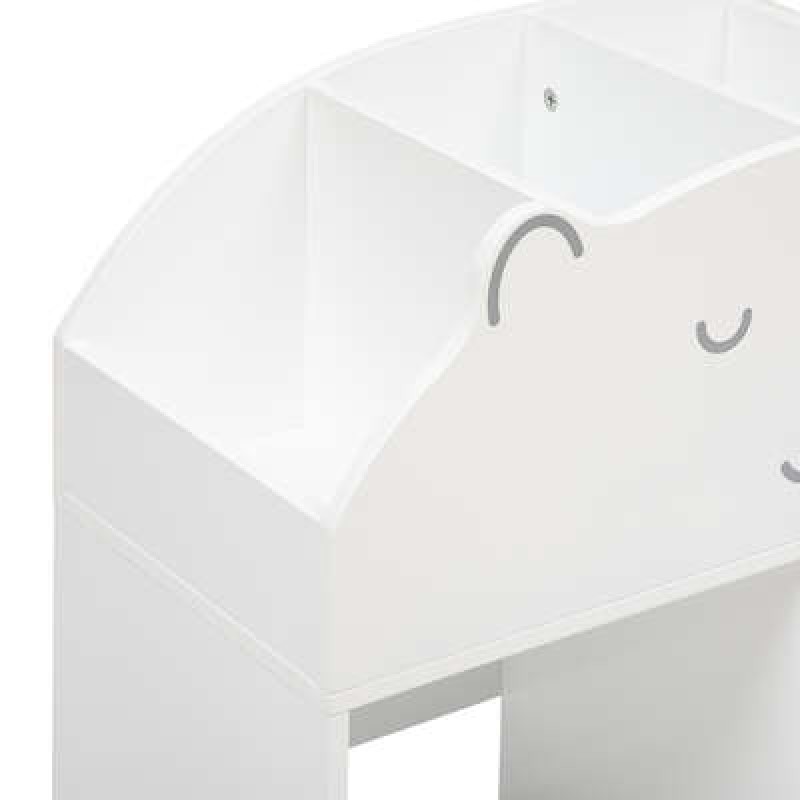 Raft copii Teddy, MDF alb, H.64 cm, 195879