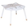 Masuta pentru copii Vulpe, lemn, alb, L.62 cm, 174318