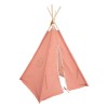 Cort roz pentru copii Wapi, lemn si bumbac, H. 160 cm, 174246C