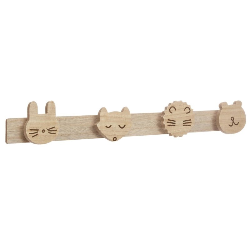 Cuier de perete, lemn de pin si MDF, Wild, L. 55 cm, 158643