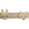 Cuier de perete, lemn de pin si MDF, Wild, L. 55 cm, 158643