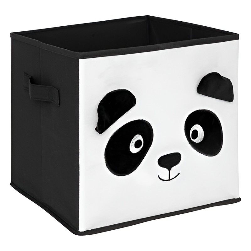 Cutie depozitare jucării Panda, poliester, L. 29 cm, 158629E