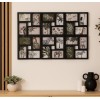 Rama foto Cali, negru, 24 fotografii, L.85 cm, 102546