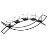 Suport lumanari Free, metal, negru, L.54 cm, 136718