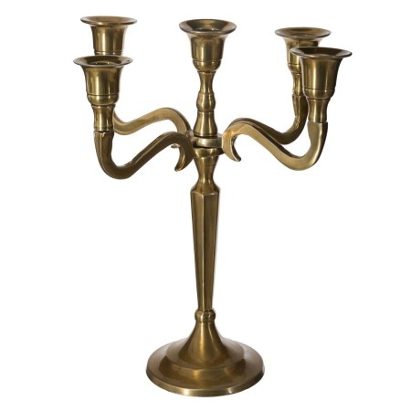 Suport lumanari Stick, metal, bronz, H.28 cm, 103425A