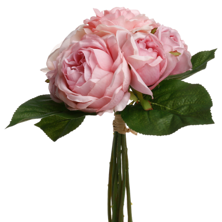 Buchet de 9 trandafiri artificiali, H.30 cm, 130815