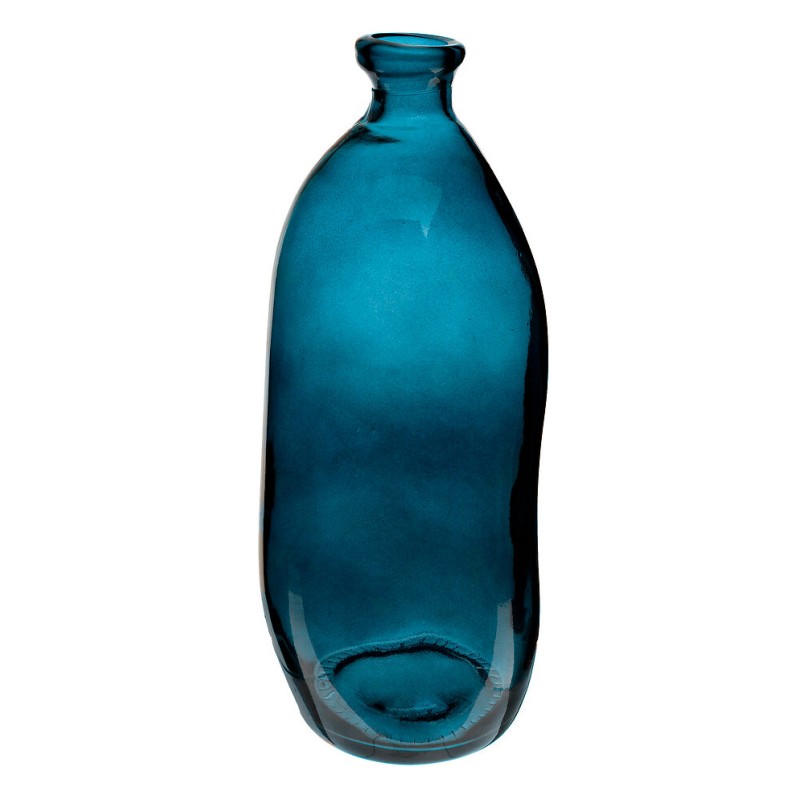Vaza Uli, sticla, albastru, H.51 cm, 155687C