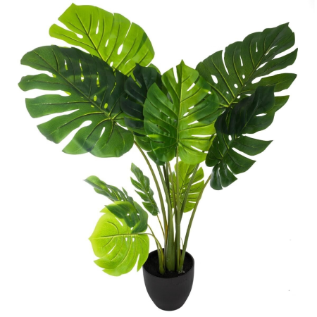 Philodendron monstera artificiala, H.110 cm, 160037