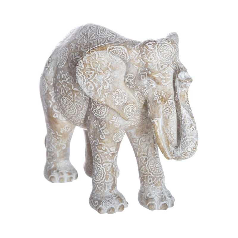 Statueta Elefant, rășină, H.15 cm, 161343