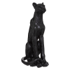 Statueta Leopard Artifice, rasina, neagra, H.90 cm, 176645A