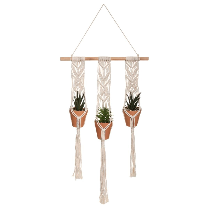 Set 3 plante suspendate Hacienda, H.75 cm, 179228