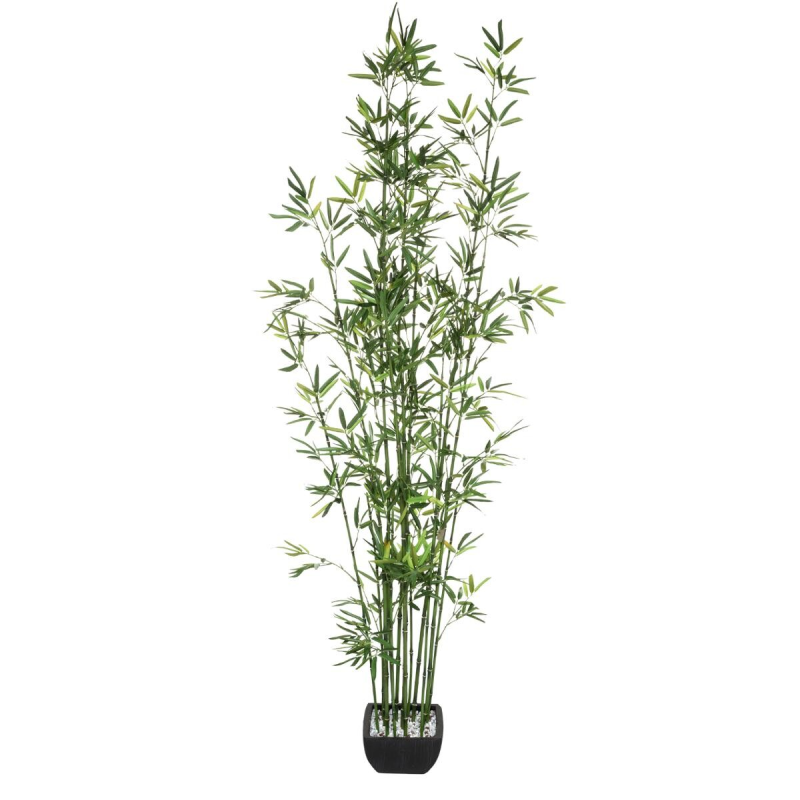 Bambus artificial, ghiveci ceramica, H. 180 cm, 181473