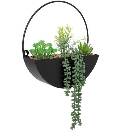 Plante artificiale suspendate, raft metalic, H.41 cm, 204254