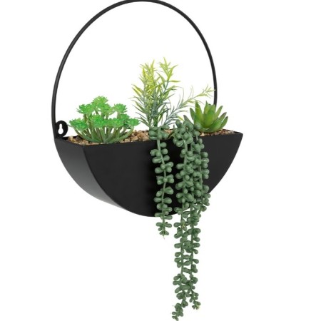Plante artificiale suspendate, raft metalic, H.41 cm, 204254
