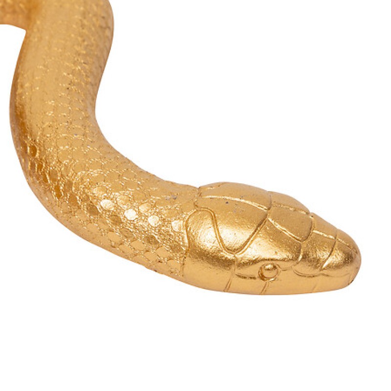 Decoratiune aurie Snake, polirasina aurie, L.36 cm, 206122