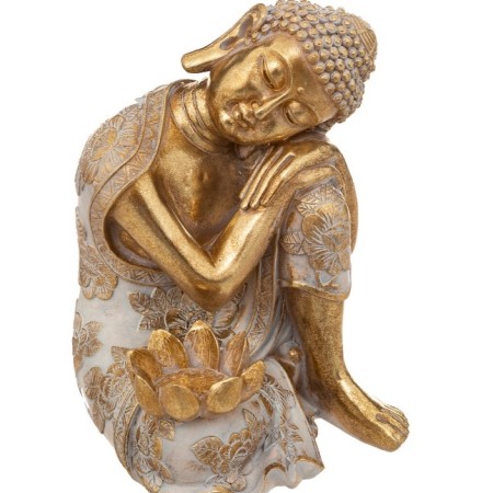 Statueta Buddha, polirasina, auriu, H.23 cm, 193313