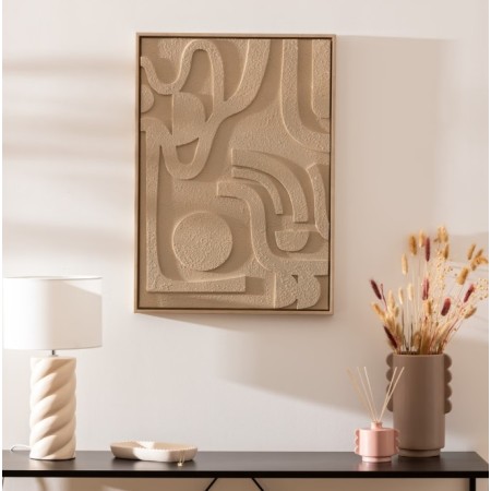 Tablou 3D Azra, bej, H.70 cm, 205661