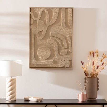 Tablou 3D Azra, bej, H.70 cm, 205661