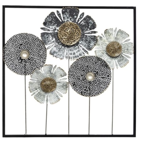 Decoratiune de perete Fiore, metal, 50X50 cm, 169391
