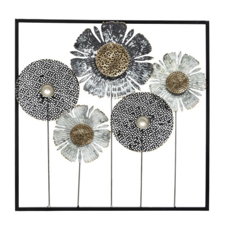 Decoratiune de perete Fiore, metal, 50X50 cm, 169391