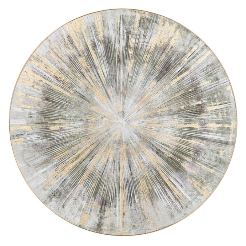 Decoratiune de perete Izzie, MDF, D.80 cm, 205651