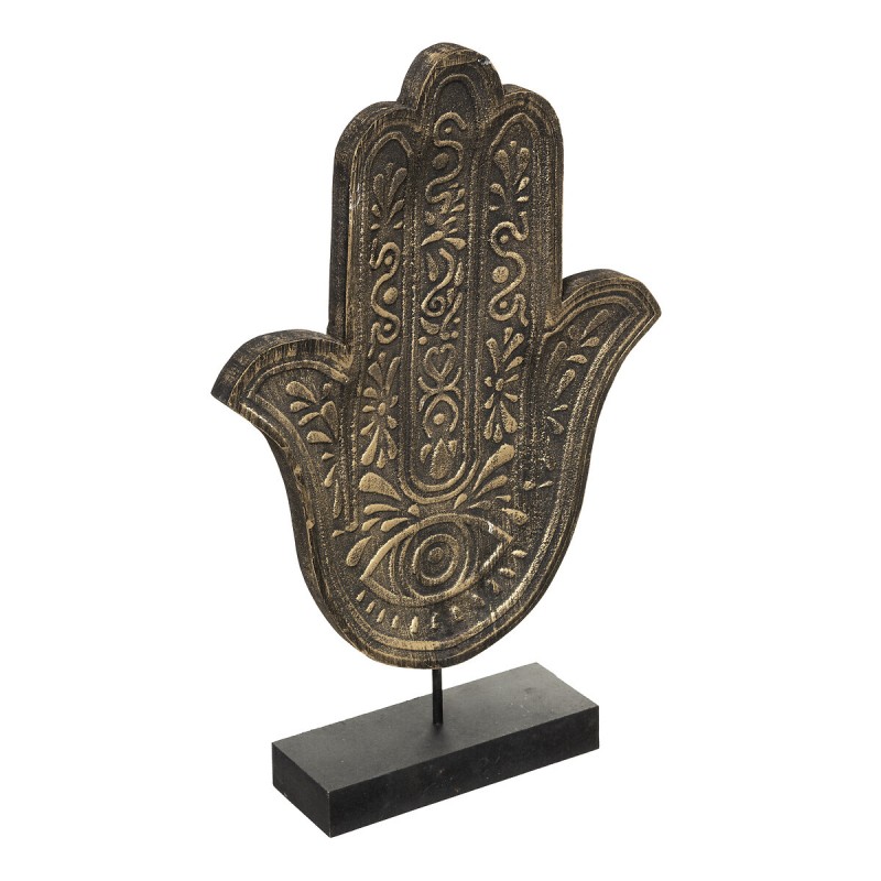 Decoratiune Oasis, negru/auriu, H.37 cm, 182247