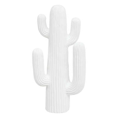 Decoratiune alba din ceramica Rodrigo, H.38 cm, 202763B