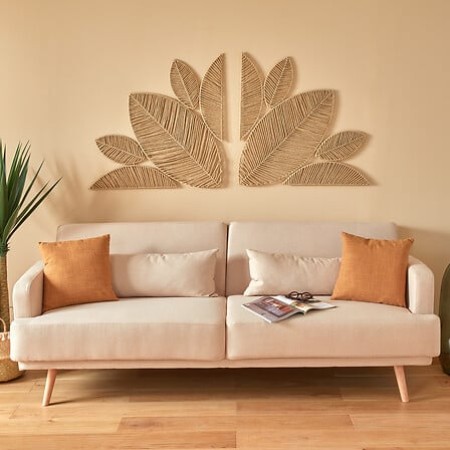 Decoratiune de perete Meera, metal, 160x80 cm, 206432