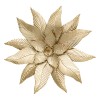 Decoratiune de perete Amandine, metal, auriu, D.67 cm, 206429
