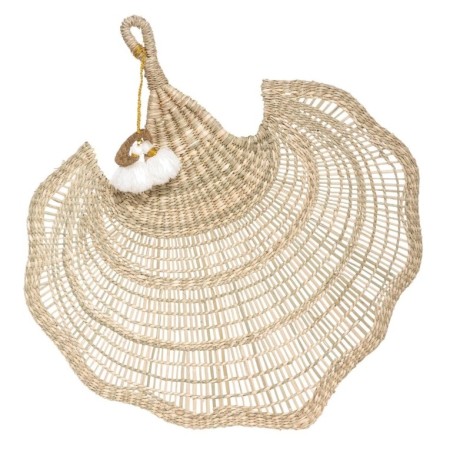 Decoratiune de perete Feriale, stuf, 58x54 cm, 182076