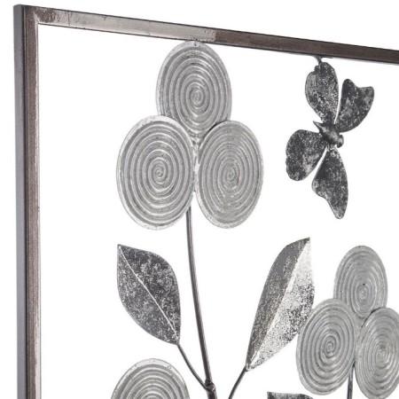 Decoratiune de perete Fiore, metal, 50x50 cm, 148278A