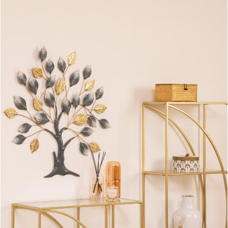 Decoratiune de perete Tekoa, metal, 82x88 cm, 205707