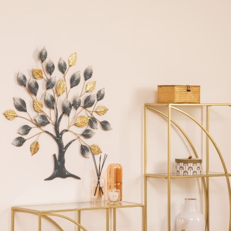 Decoratiune de perete Tekoa, metal, 82x88 cm, 205707