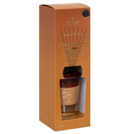 Difuzor de parfum Alma, amber vanilla, 200 ml, 200619A