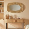 Oglinda Brenda, metal, MDF, auriu, H.89 cm, 206401