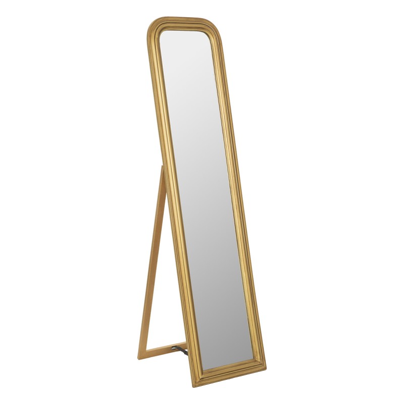 Oglinda Adele, aurie, suport pe podea, tip sevalet, H.160 cm, 126563D