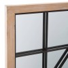 Oglinda Atmos verticala, rama lemn de brad, linii metal negru, H.165 cm, 167028